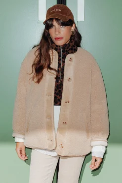 Promod ADELE en moumoute réversible - Beige New