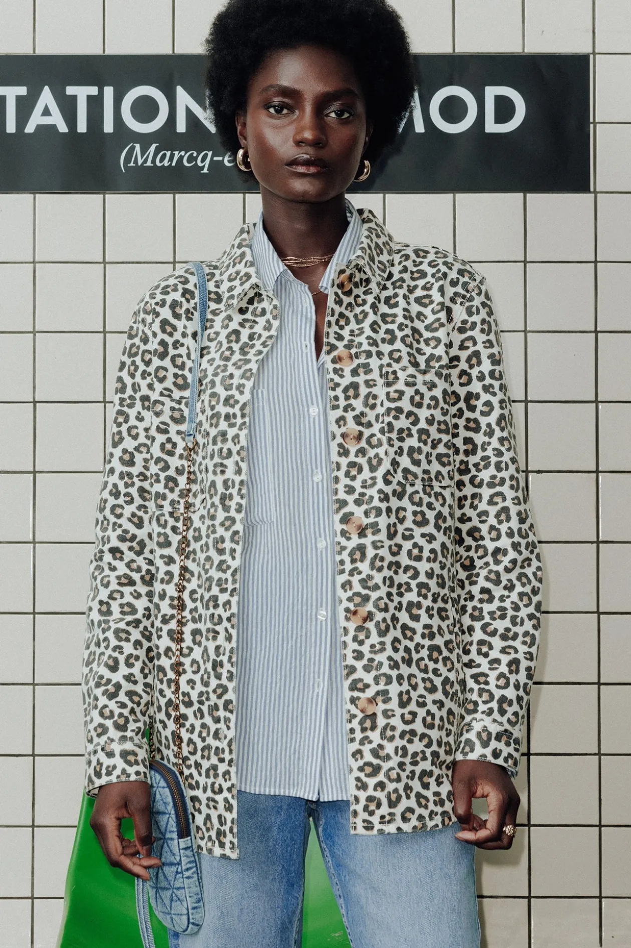 Promod ALMA veste surchemise léopard - Imprimé écru Impriméécru Flash Sale