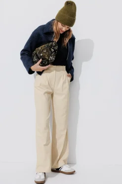 Promod BILLY Pantalon large Femme - Beige Discount