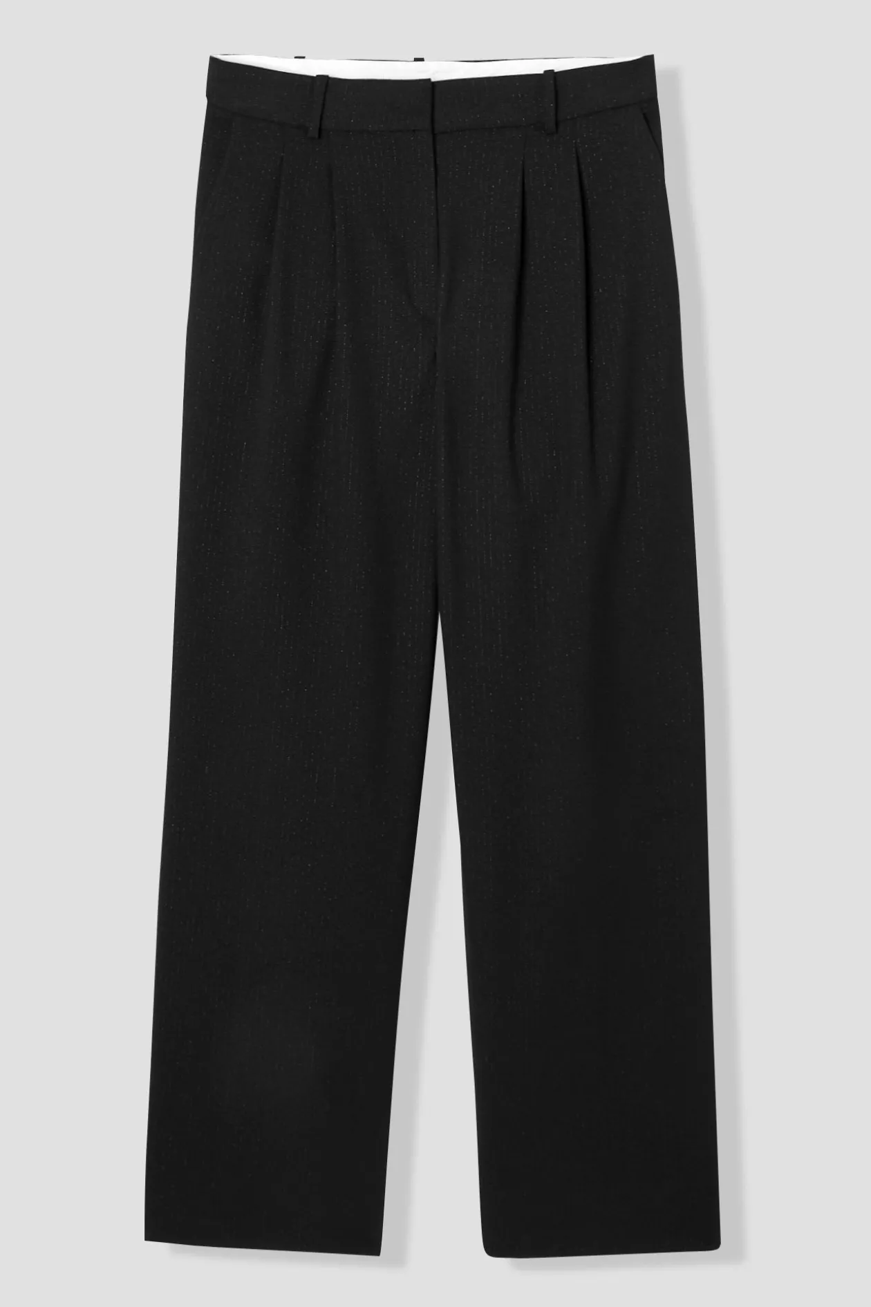 Promod BILLY pantalon rayé irisé - Noir Discount
