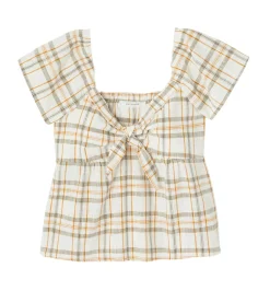 Promod Blouse à carreaux Femme - Carreaux écrus Carreauxécrus Outlet