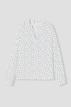 Promod Blouse droite à pois Femme - Imprimé écru Impriméécru Store