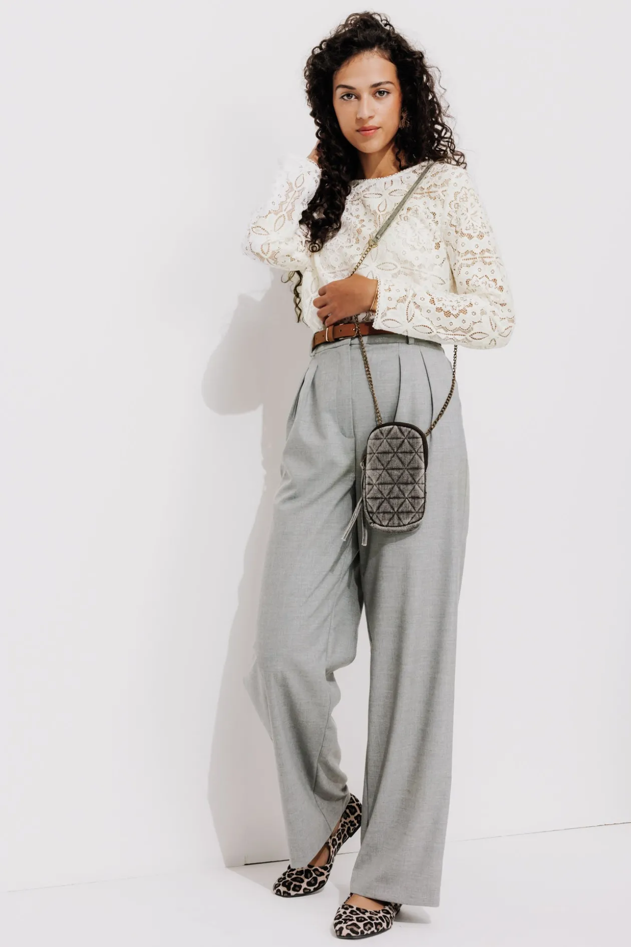 Promod Blouse en dentelle Femme - Ecru Hot