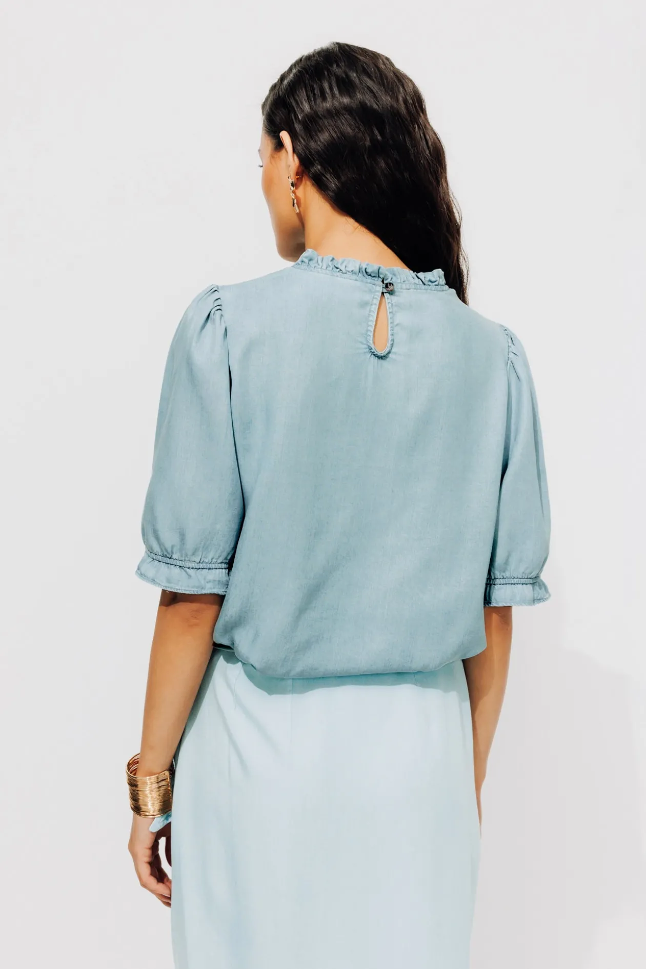 Promod Blouse en lyocell Femme - Jean clair Jeanclair Fashion