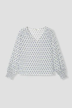 Promod Blouse Femme éco-conçue - Imprimé multicolore Imprimémulticolore Flash Sale