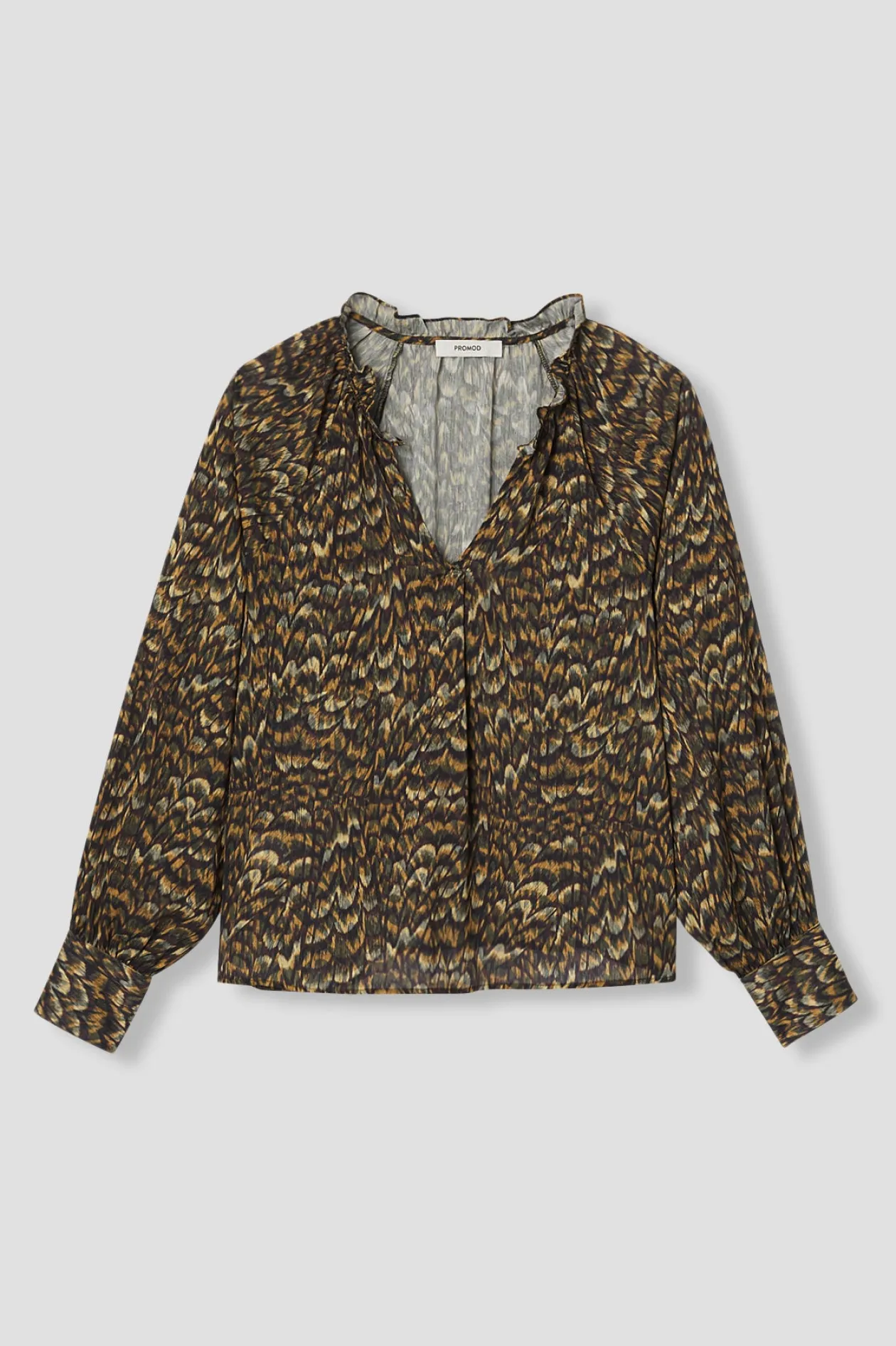 Promod Blouse légère imprimée Femme - Imprimé marron Imprimémarron Best Sale
