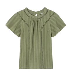 Promod Blouse romantique Femme - Kaki New