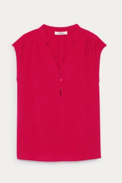 Promod Blouse sans manches Femme - Framboise Best Sale