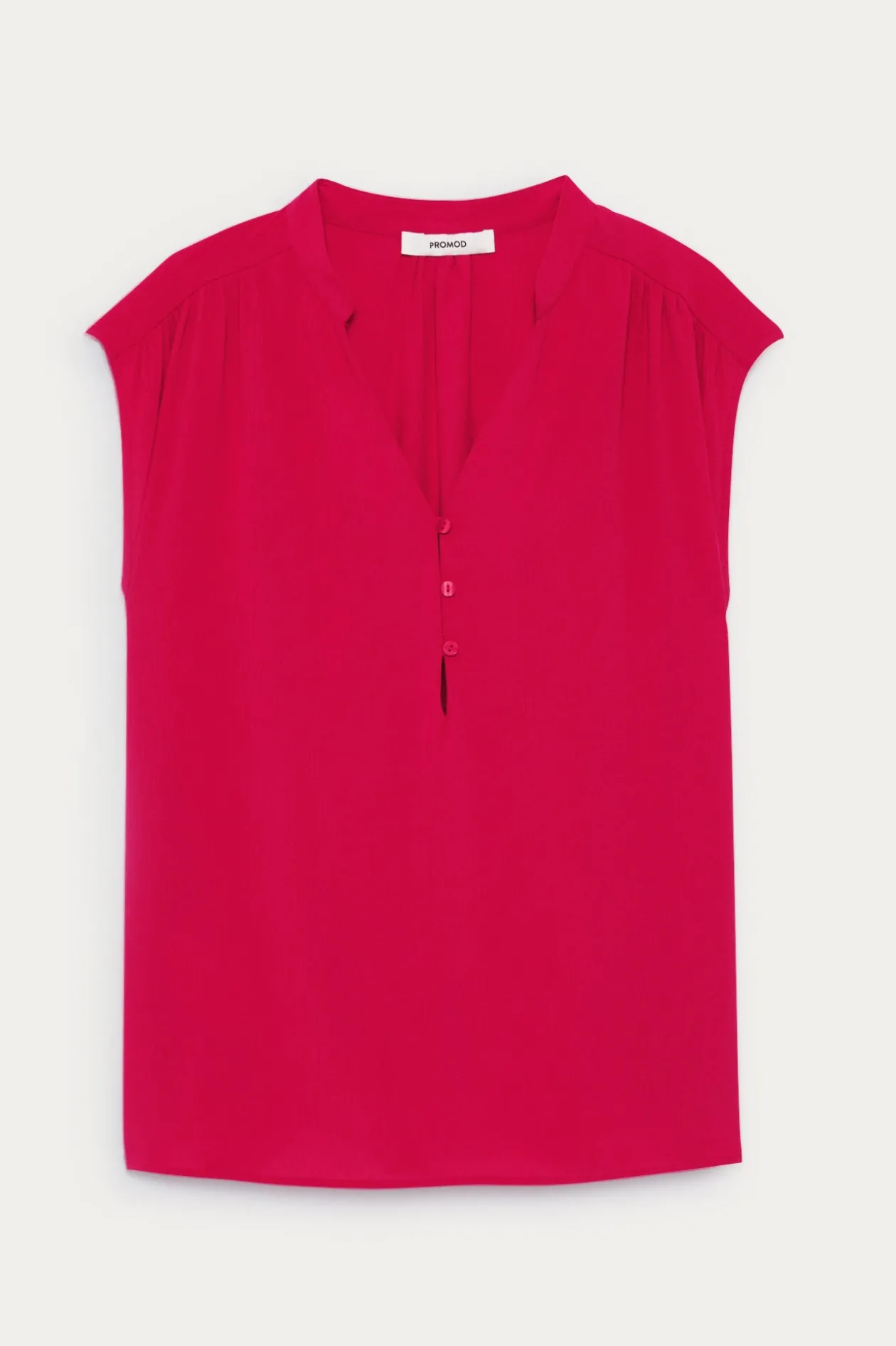 Promod Blouse sans manches Femme - Framboise Best Sale