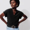 Promod Blouse unie Femme - Noir Store