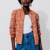 Promod Blouson bomber brodé - Terre de sienne Terredesienne Flash Sale