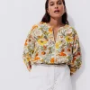 Promod Blouson bomber imprimé Femme - Imprimé écru Impriméécru Outlet