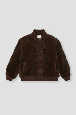 Promod Blouson en moumoute Femme - Camel Fashion