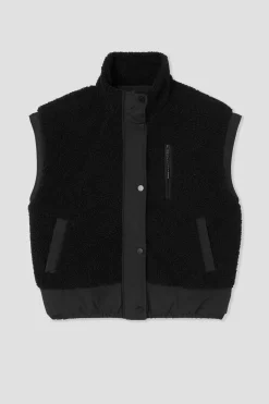 Promod Blouson en moumoute Femme - Noir Online