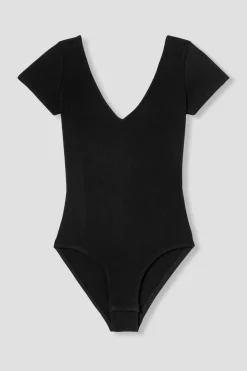 Promod Body côtelé uni Femme - Noir Cheap
