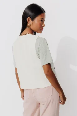 Promod Boléro brodé en coton Femme - Imprimé multicolore Imprimémulticolore Cheap