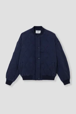 Promod Bomber en lyocell matelassé - Marine New