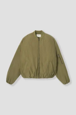 Promod Bomber uni Femme - Kaki Outlet