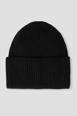 Promod Bonnet côtelé Femme - Noir New