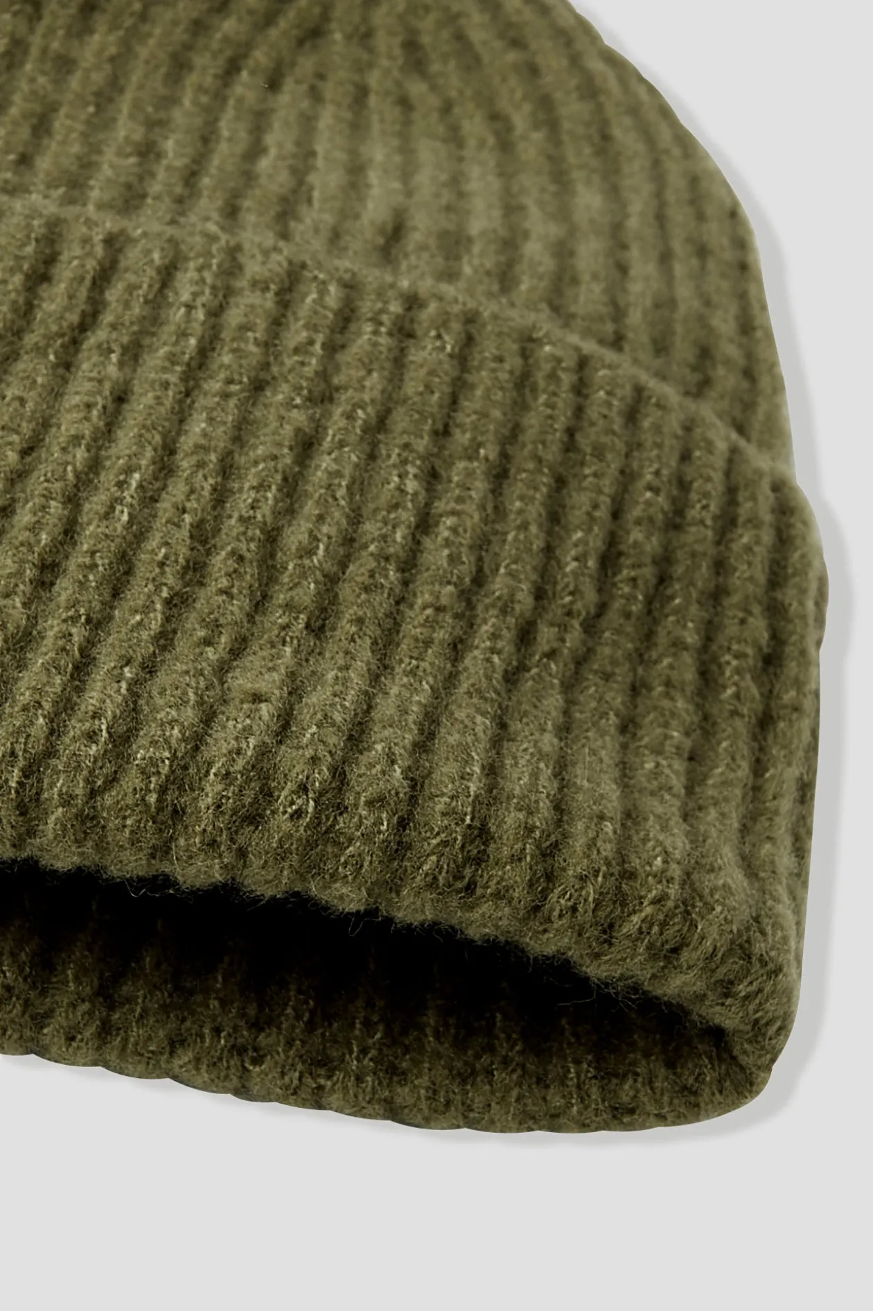 Promod Bonnet côtelé Femme - Vert olive Vertolive Sale