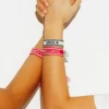 Promod 2 bracelets solidaires Femme - Imprimé multicolore Imprimémulticolore Flash Sale
