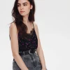 Promod Caraco imprimé Femme - Imprimé noir Impriménoir Discount