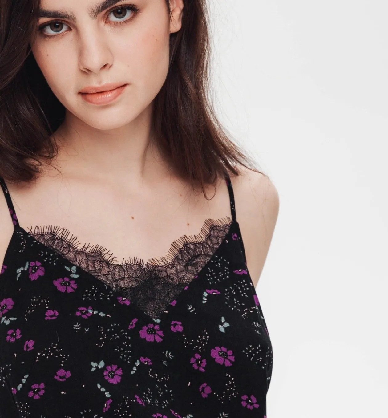 Promod Caraco imprimé Femme - Imprimé noir Impriménoir Discount