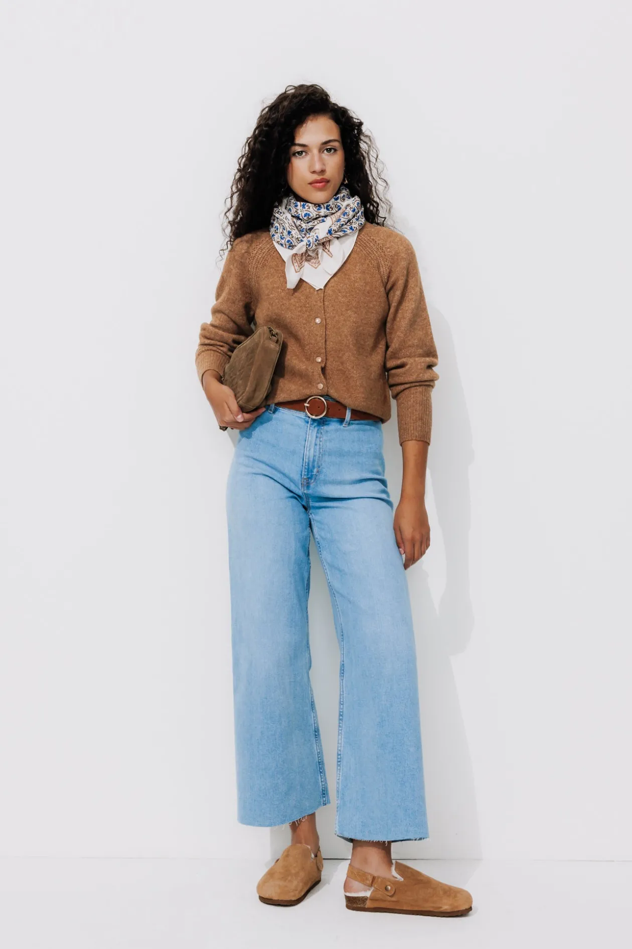 Promod Cardigan boutonné Femme - Camel Store