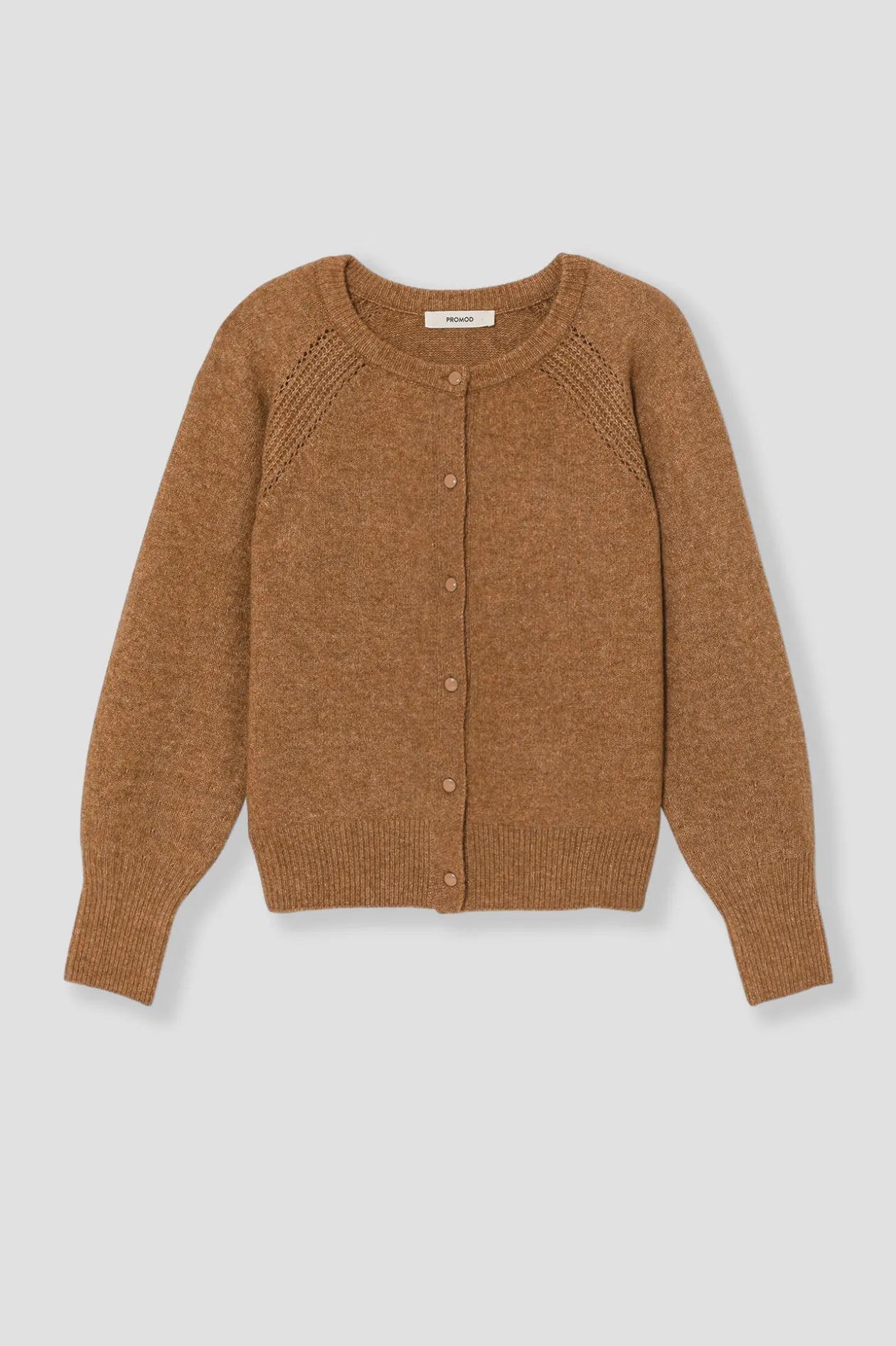 Promod Cardigan boutonné Femme - Camel Store