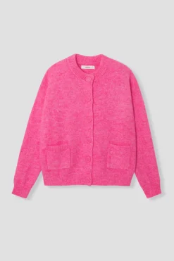 Promod Cardigan col rond Femme - Rose fluo Rosefluo Shop