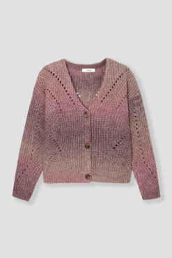 Promod Cardigan côtelé irisé Femme - Imprimé camel Imprimécamel Store