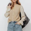 Promod Cardigan effet superposé Femme - Ecru Best Sale