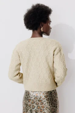 Promod Cardigan torsadé Femme - Beige Best