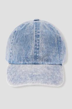 Promod Casquette en jean délavé Femme - Jean moyen Jeanmoyen Outlet