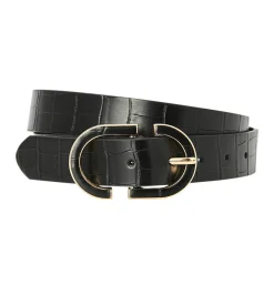 Promod Ceinture effet croco Femme - Noir Sale