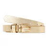 Promod Ceinture effet cuir irisé - Coloration dorée Colorationdorée Outlet
