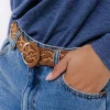 Promod Ceinture tressée Femme - Camel Outlet