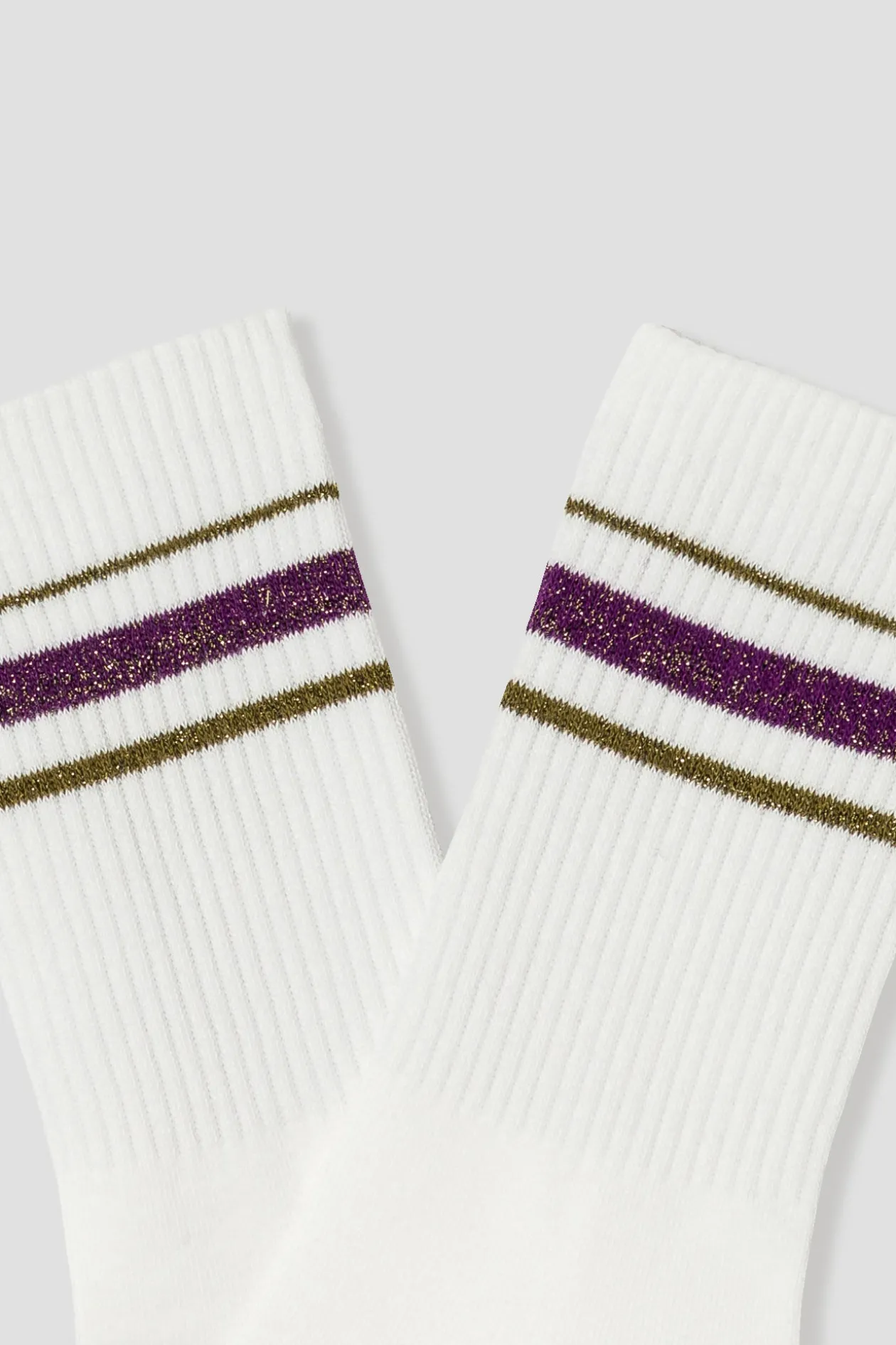 Promod Chaussettes rayées irisées - Imprimé écru Impriméécru Cheap
