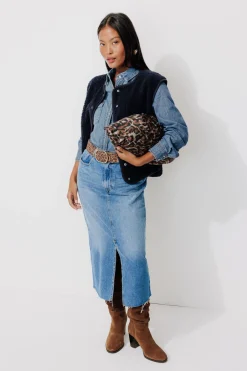 Promod Chemise en jean Femme - Jean moyen Jeanmoyen Best Sale