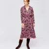 Promod Chemisier imprimé Femme - Imprimé bordeaux Imprimébordeaux Cheap