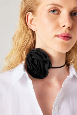 Promod Collier fleur à nouer Femme - Coloration dorée Colorationdorée Best