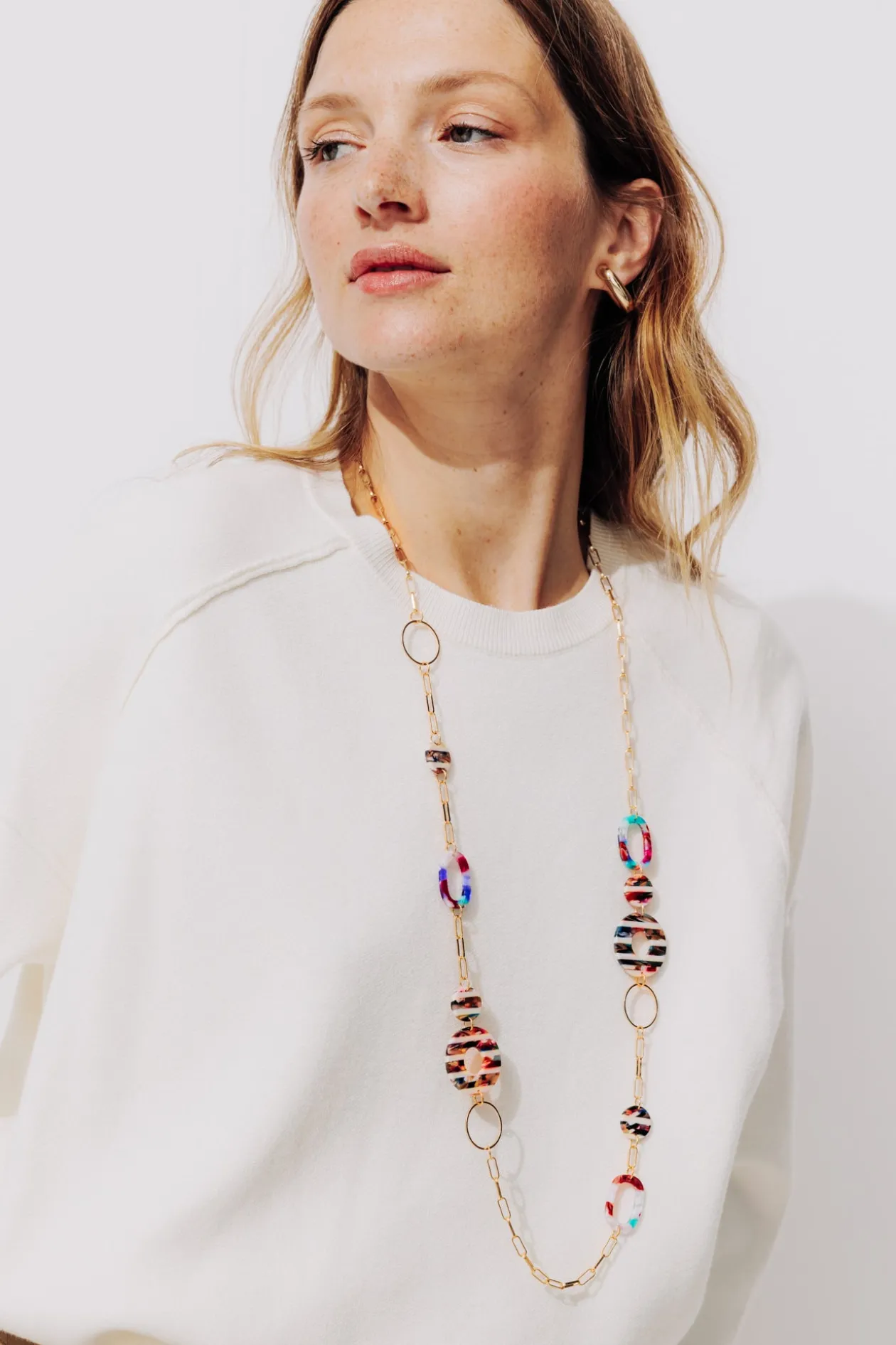 Promod Collier sautoir Femme - Coloration dorée Colorationdorée Clearance