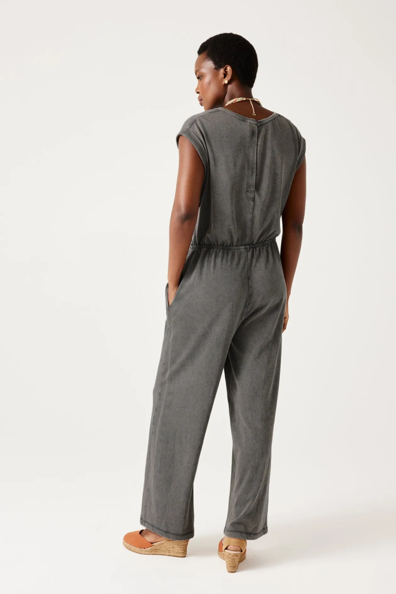 Promod Combinaison-pantalon en jersey - Gris clair Grisclair Cheap