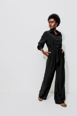 Promod Combinaison-pantalon Femme - Noir Fashion