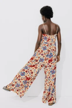 Promod Combinaison-pantalon imprimée - Imprimé marine Imprimémarine Flash Sale