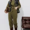 Promod Combi-pantalon en velours - Vert olive Vertolive Hot