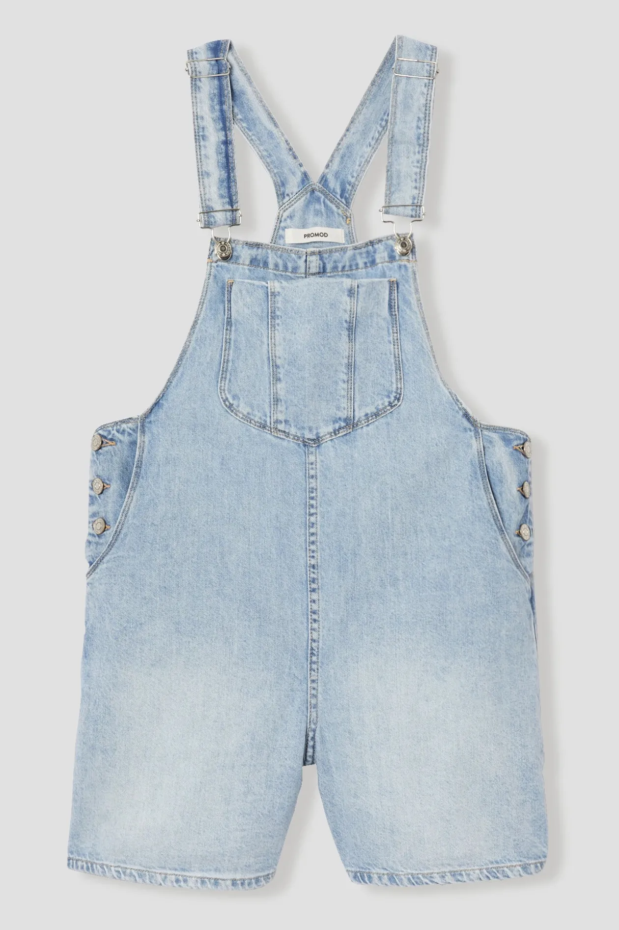 Promod Combi-short en jean Femme - Jean très clair Jeantrèsclair Shop
