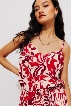 Promod Combishort imprimé Femme - Imprimé écru Impriméécru Clearance