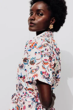 Promod Combishort imprimé Femme - Imprimé écru Impriméécru Sale