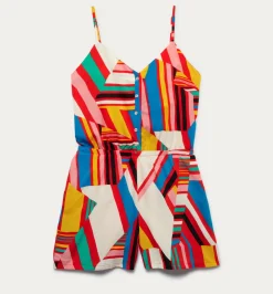 Promod Combishort imprimé Femme - Imprimé multicolore Imprimémulticolore Outlet